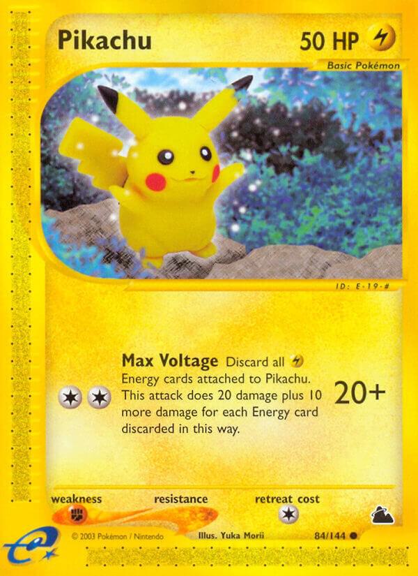 Pikachu - 84/144 (SK) Common - Near Mint