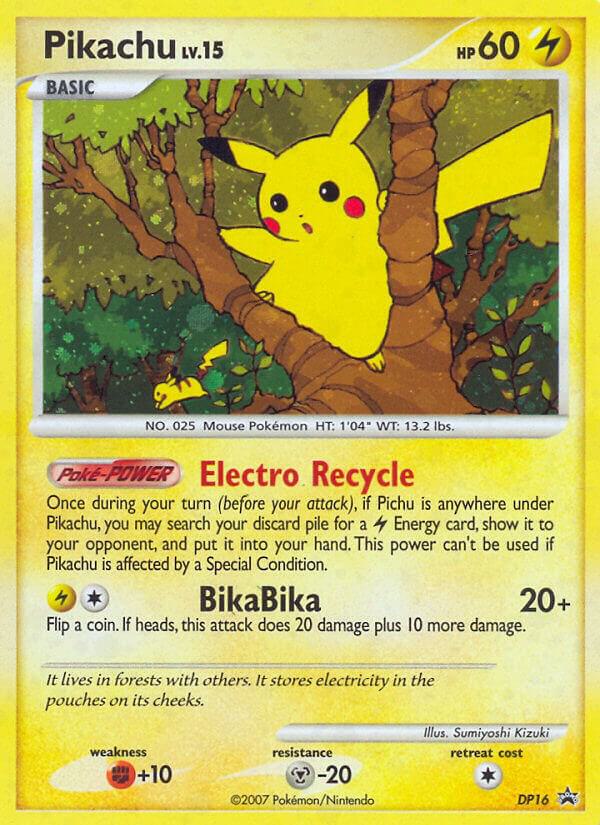 Pikachu - DP16 (PR) Promo - Damaged Holofoil