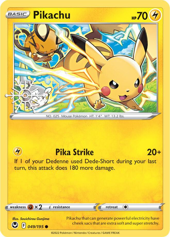 Pikachu (Holiday Calendar) - 049/195 Promo - Near Mint Holofoil