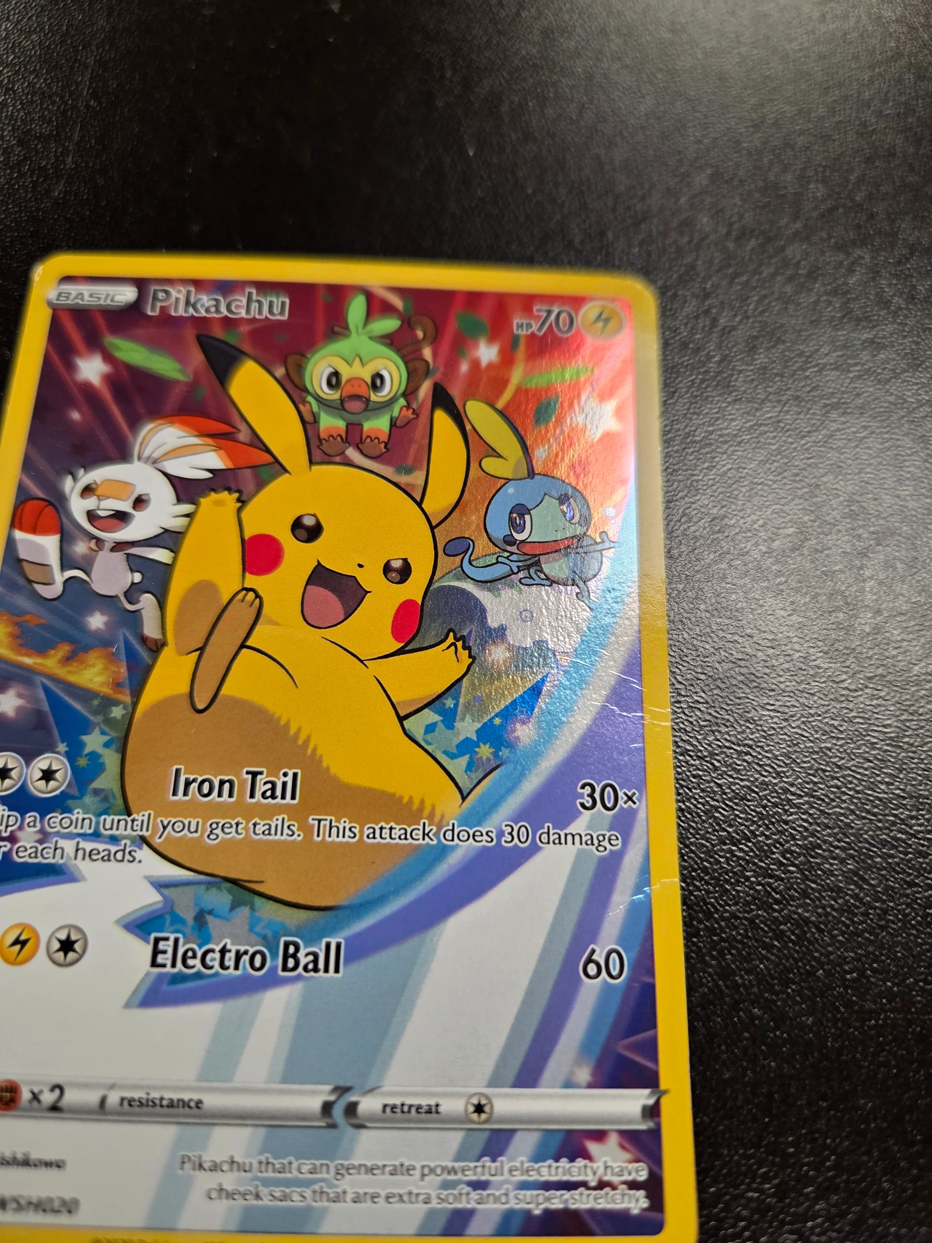 Pikachu - SWSH020 (SWSH:PR) Promo - Damaged Holofoil - Image 2