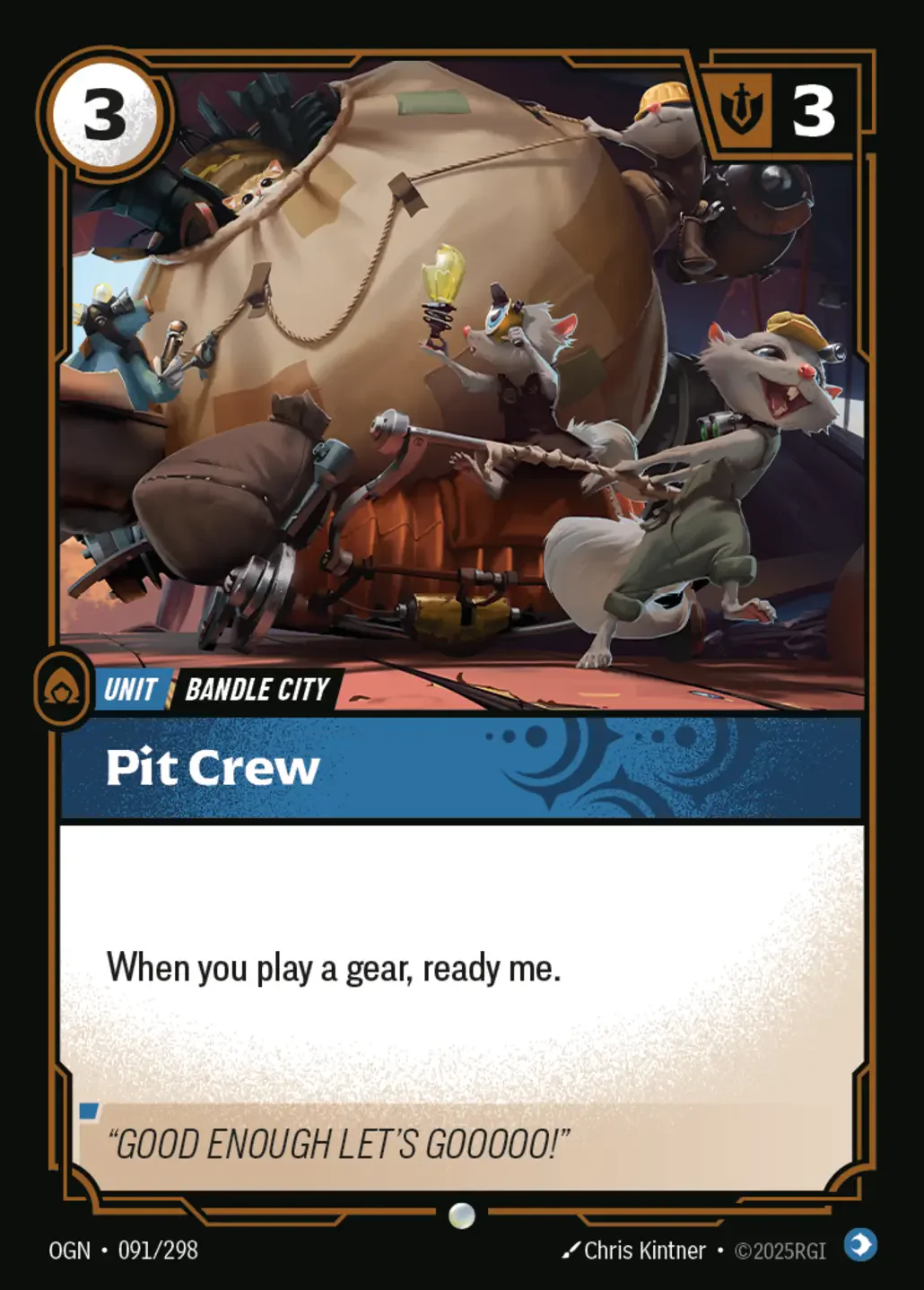 Pit Crew - 091/298 (OGN) Common