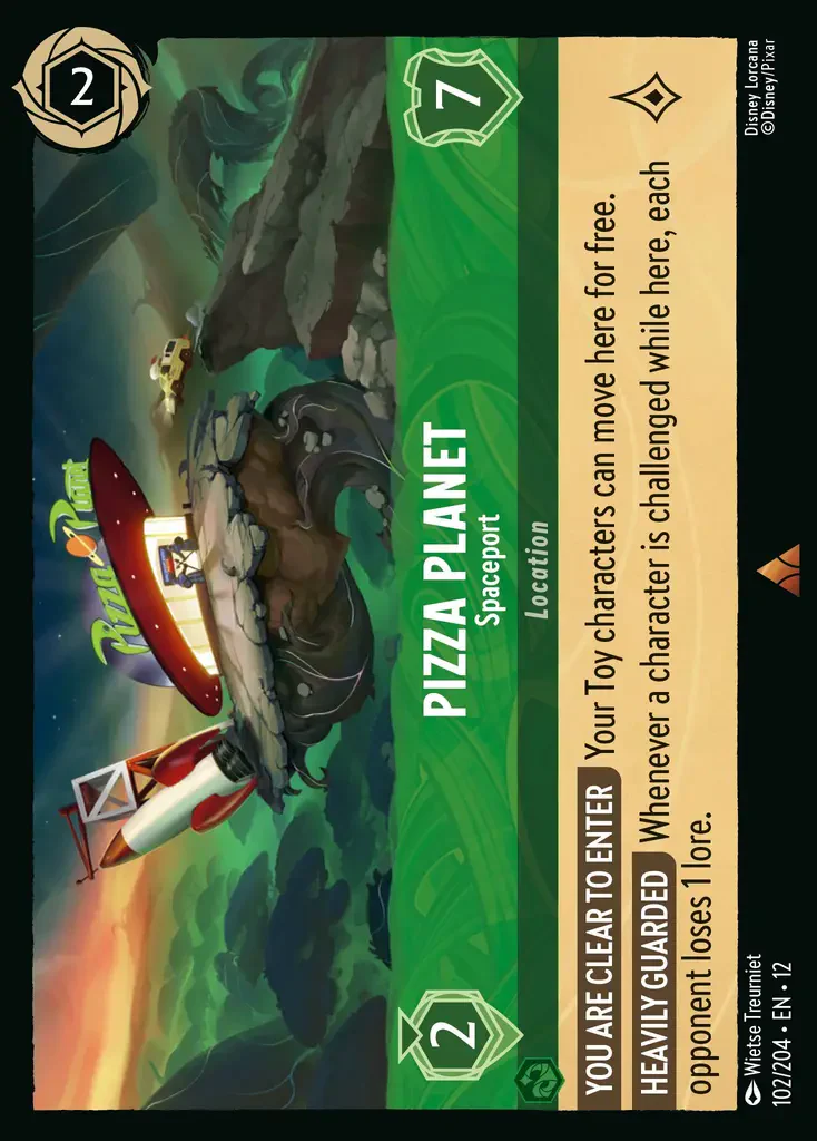 Pizza Planet - Spaceport (Wilds Unknown - 102/204) Rare