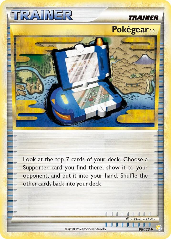 Pokegear 3.0 (HS 96/123) Uncommon - Light Play Reverse Holofoil