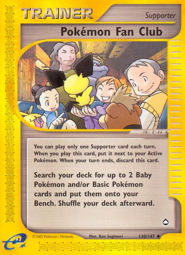 Pokemon Fan Club - 130/147 (AQ) Uncommon Normal Near Mint