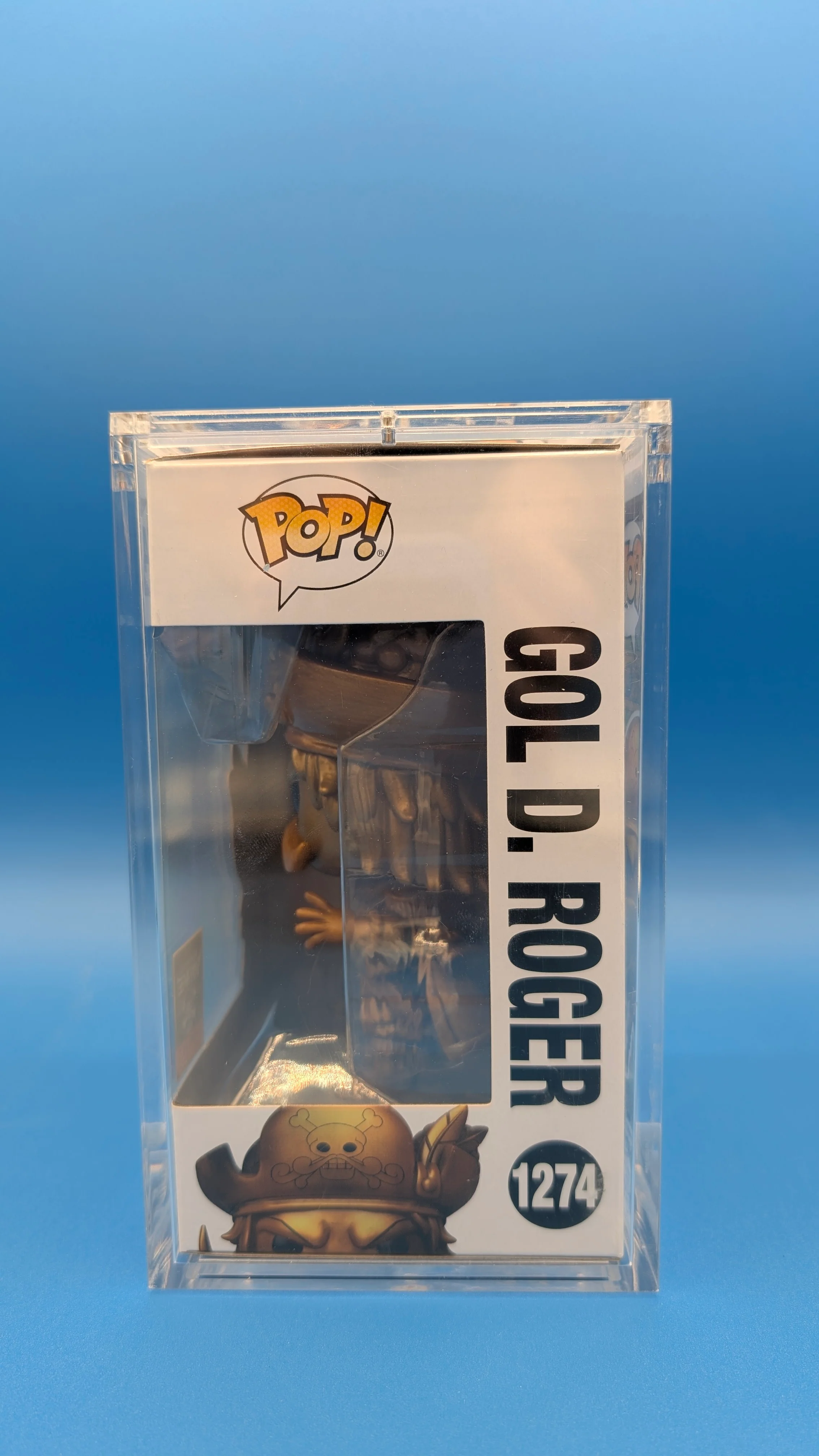POP Figure: One Piece #1274- Gol D. Roger (2024 Funtastic Voyage) (3400 PCS Show Edition) (Gold) - Image 2