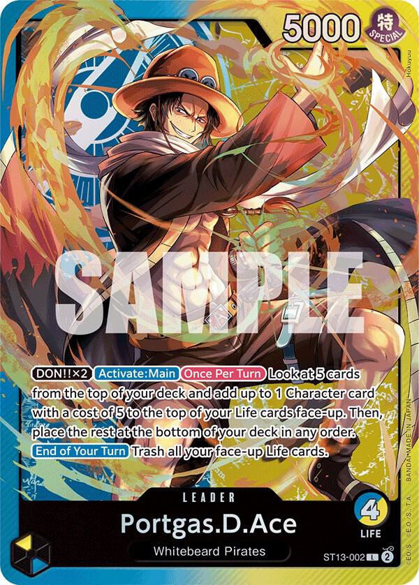Portgas.D.Ace (Ultra Deck: The Three Brothers) - (ST13-002 L)