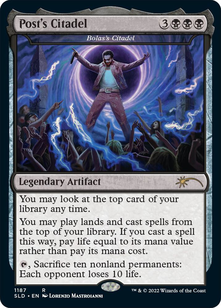 Post's Citadel - Bolas's Citadel (Post Malone) [ #1187 ] (SLD-R-FOIL)