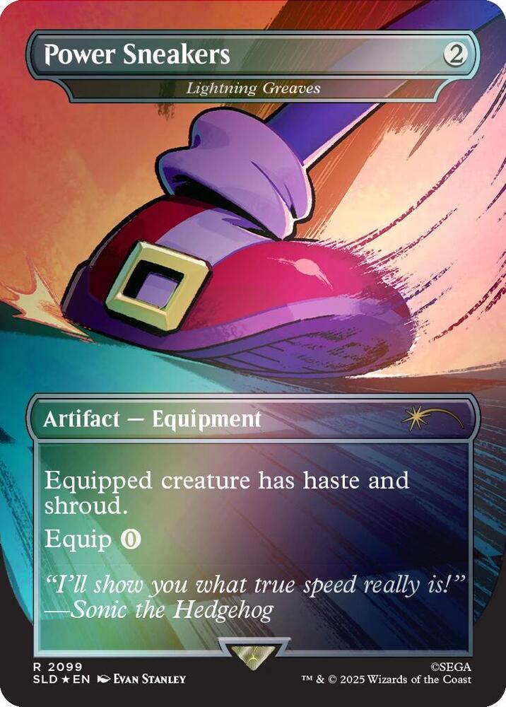 Power Sneakers - Lightning Greaves [ #2099] (SLD-R-FOIL)