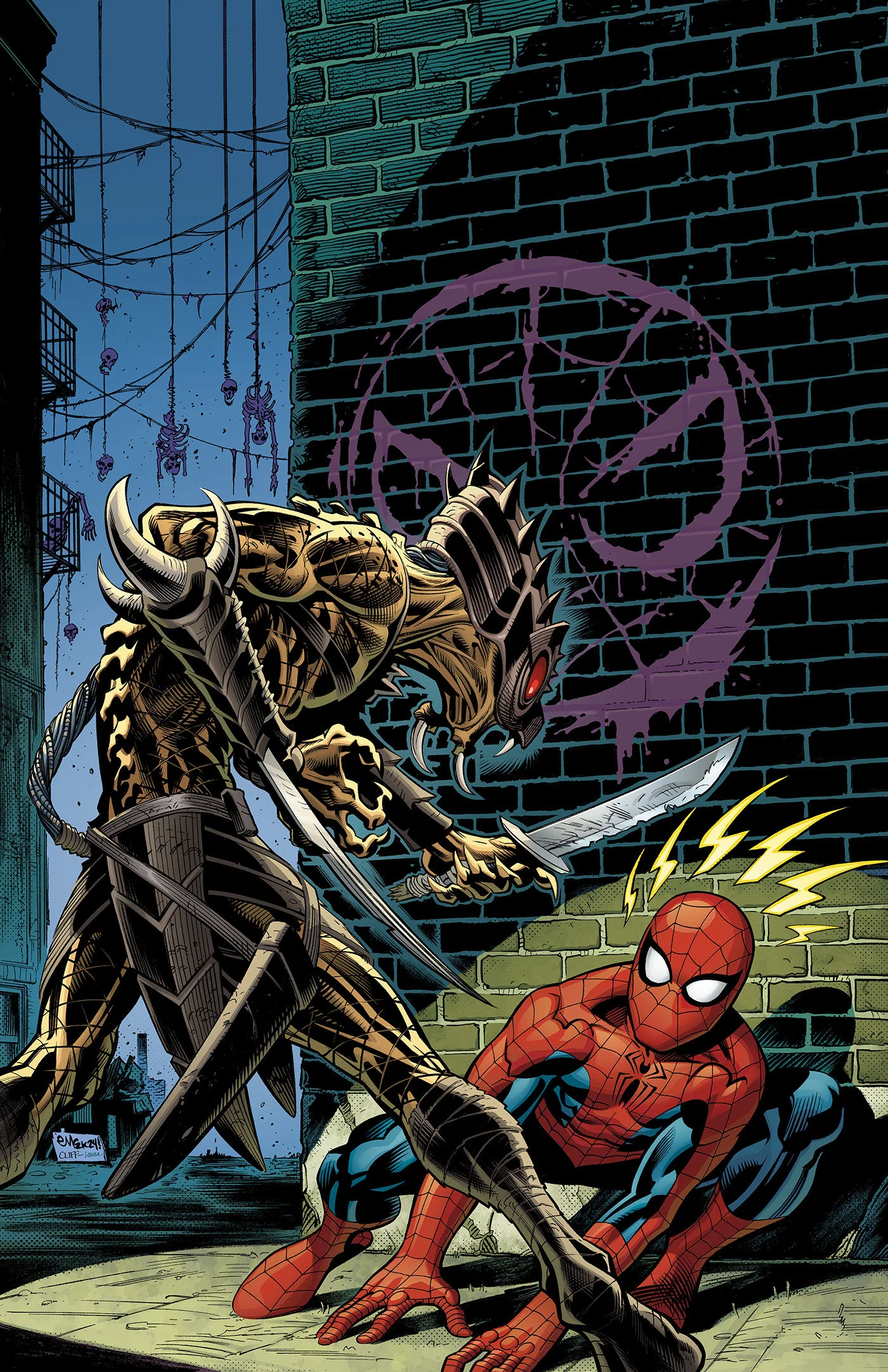 PREDATOR VS. SPIDER-MAN #2 ED MCGUINNESS RATIO VIRGIN 2ND PRINTING VARIANT