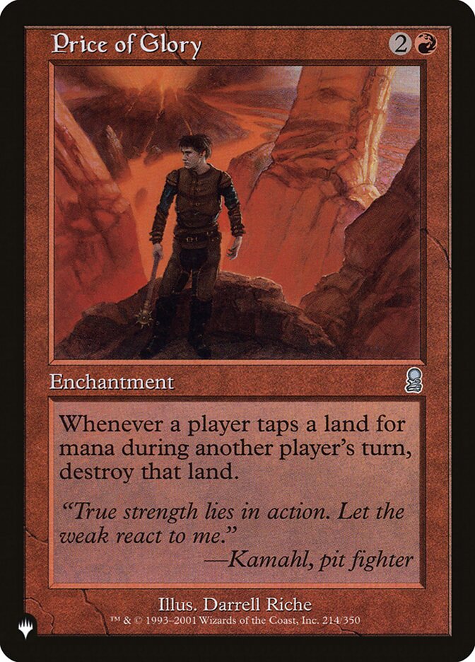 Price of Glory (ODY-U-LIST)
