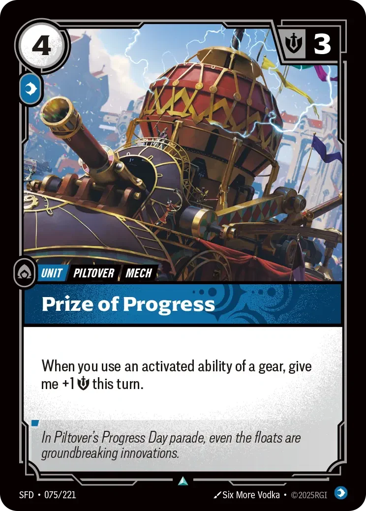 Prize of Progress - 075/221 (SFD) Uncommon