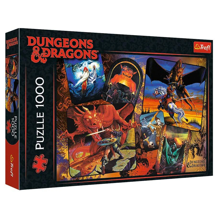 Trefl: Red Puzzle 1000 Piece - The Origins of Dungeons & Dragons