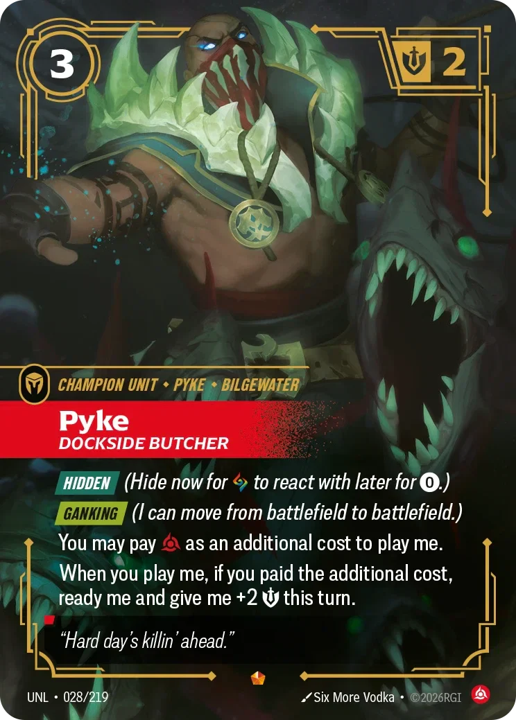 Pyke - Dockside Butcher - 028/219 (UNL)  Epic