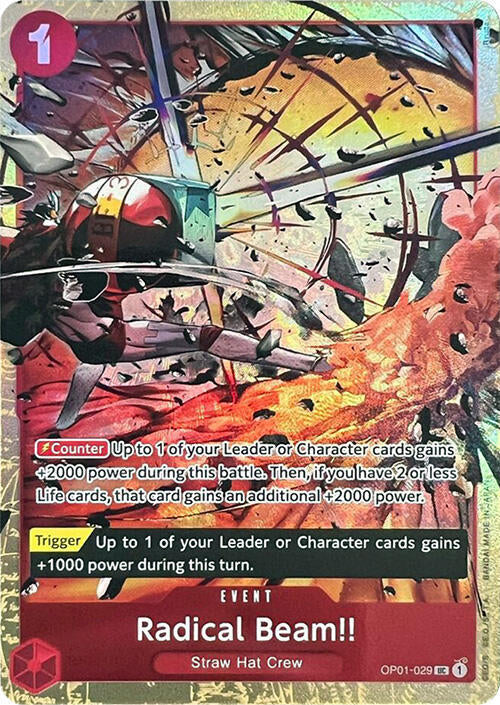 Radical Beam!!! (Premium Card Collection -Best Selection Vol. 1)(OP01-029 UC)