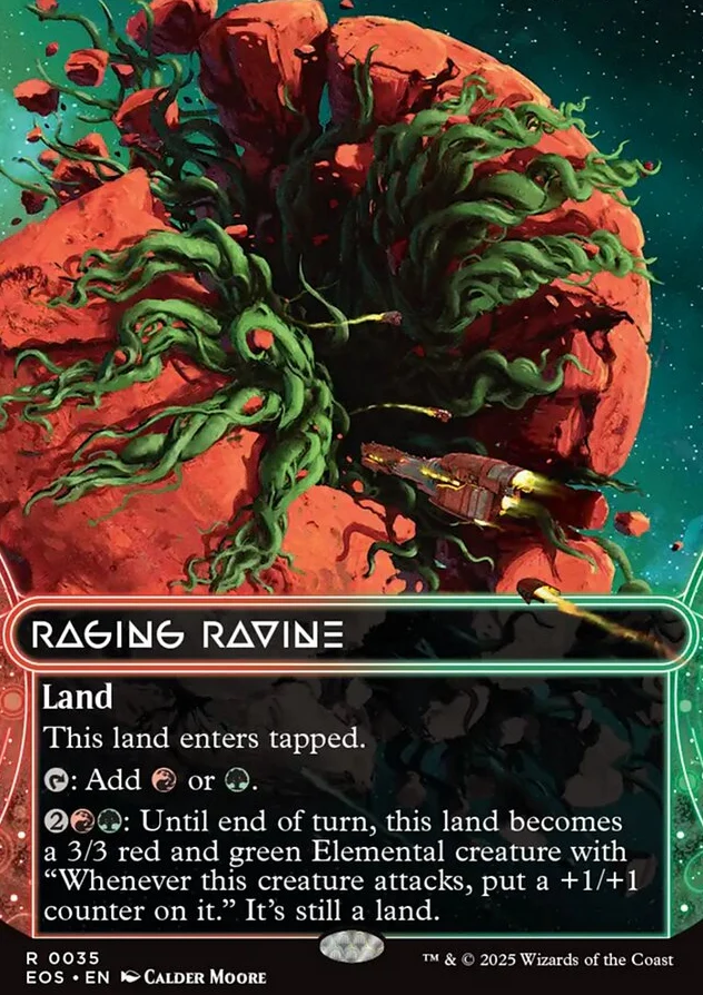 Raging Ravine [ #0035 Borderless Stellar Sights ] (EOS-R)