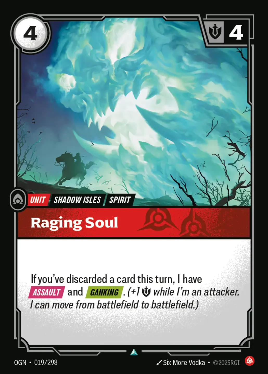 Raging Soul - 019/298 (OGN) Uncommon