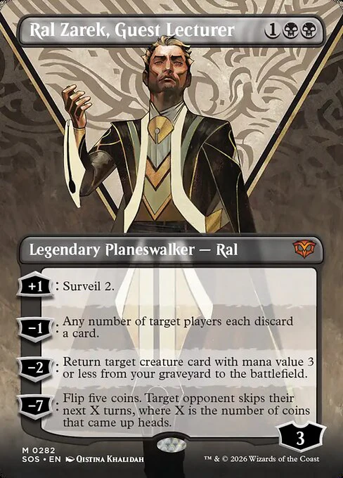 Ral Zarek, Guest Lecturer [ #0282 Borderless ] (SOS-M)