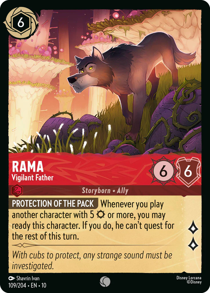Rama - Vigilant Father (109/204 - Whispers in the Well) Common