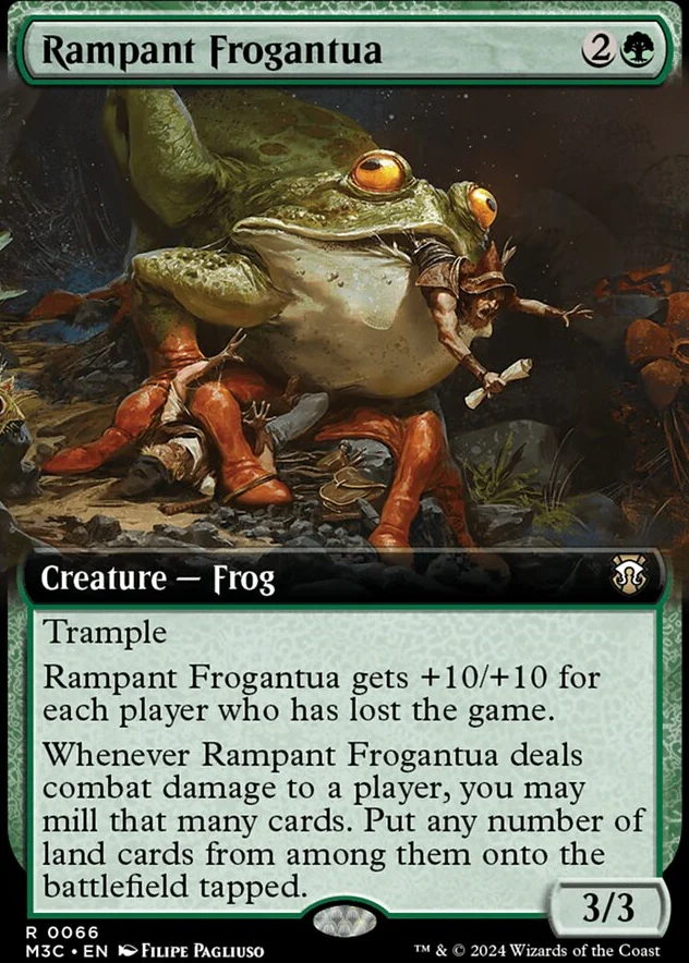 Rampant Frogantua [#0066 Extended Art Ripple Foil] (M3C-R)