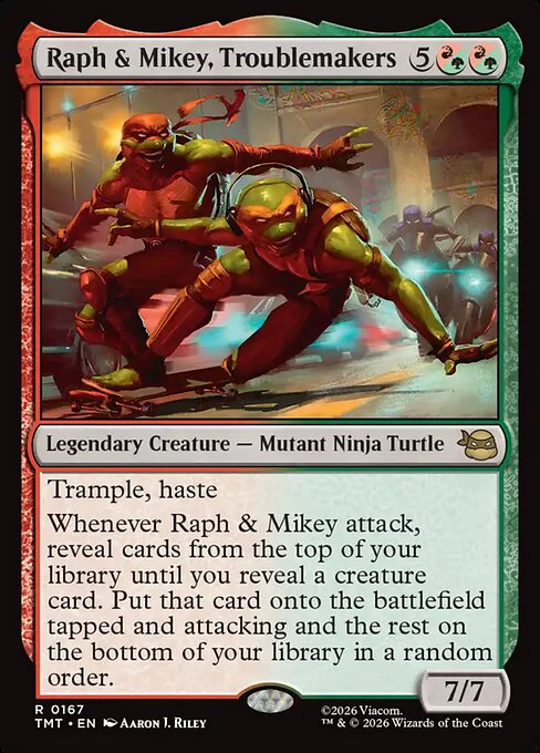 Raph & Mikey, Troublemakers [ #0167 ] (TMT-R)