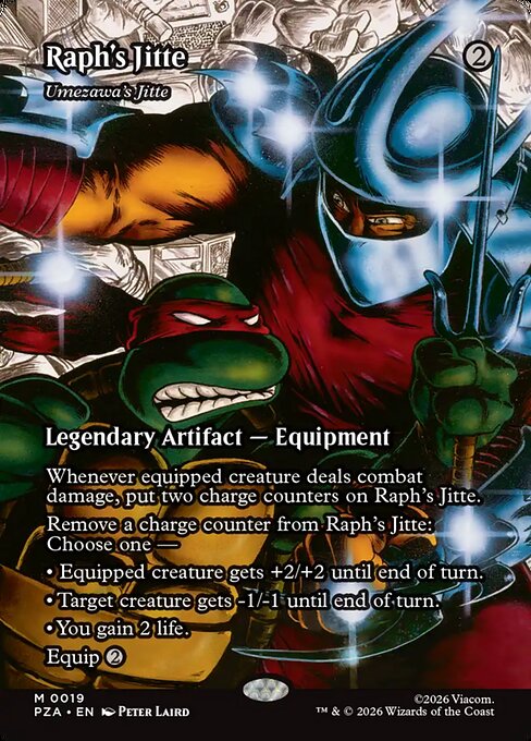 Raph's Jitte - Umezawa's Jitte [ #0019 Borderless ] (PZA-M) - Image 2