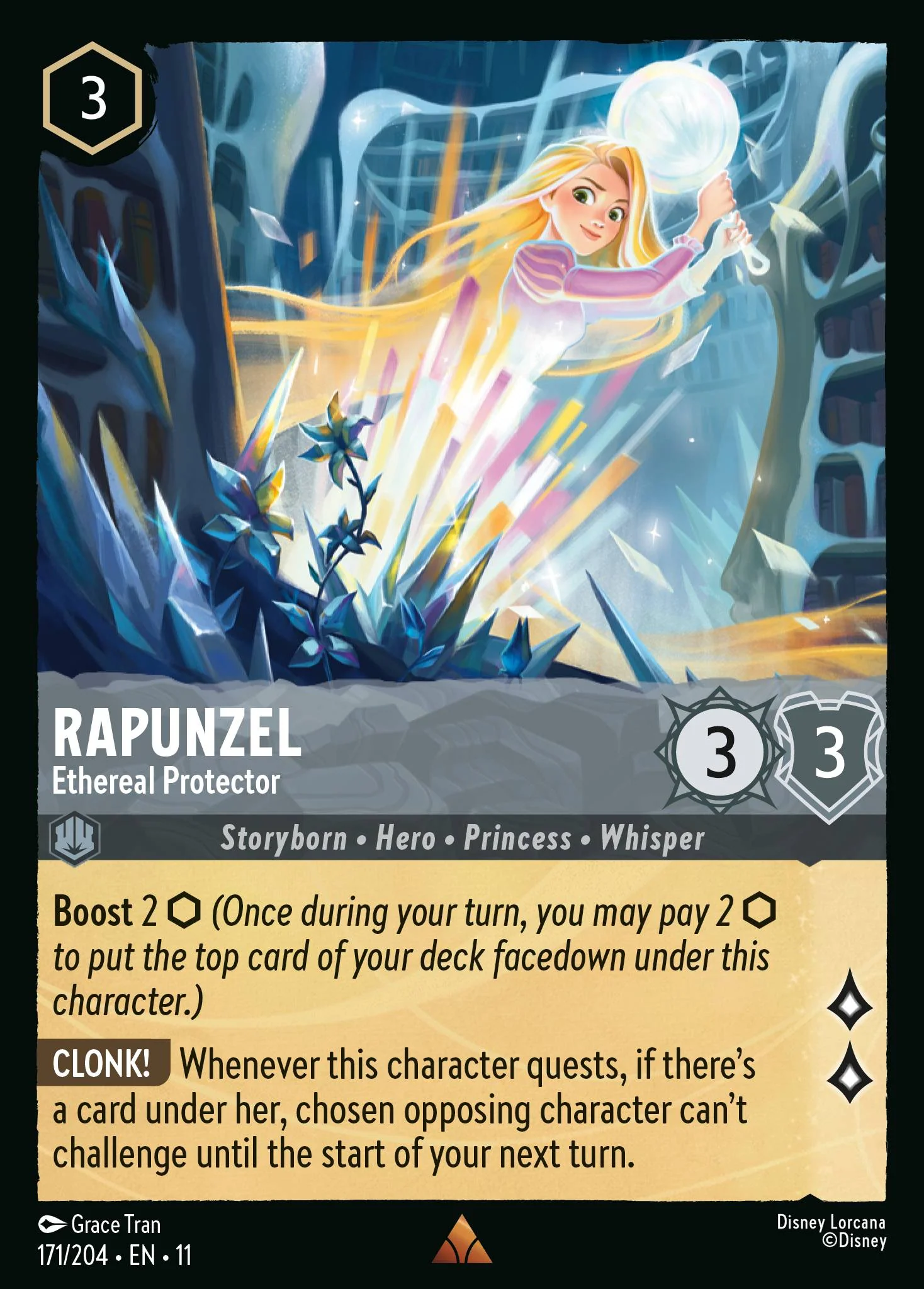 Rapunzel - Ethereal Protector (171/204 - Winterspell)  Rare