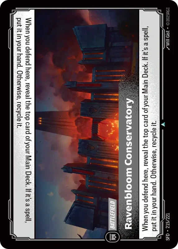 Ravenbloom Conservatory - 215/221 (SFD) Uncommon