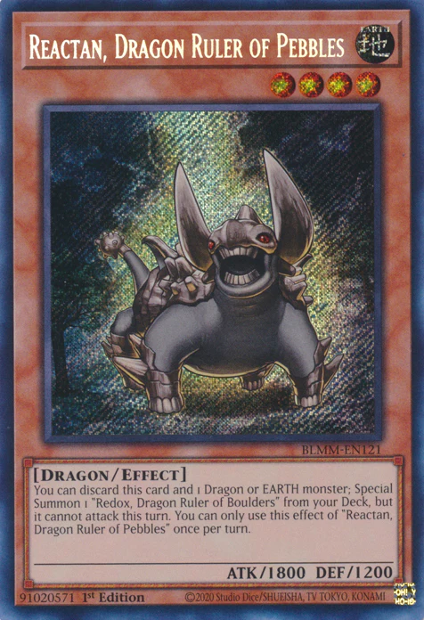 Reactan, Dragon Ruler of Pebbles (BLMM-EN121)