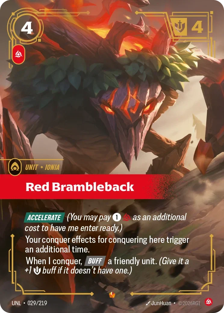 Red Brambleback - 029/219 (UNL)  Epic