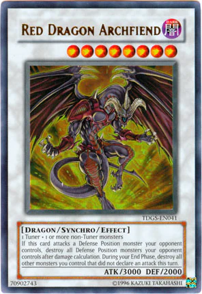 Red Dragon Archfiend (TDGS-EN041) Ultra Rare - Near Mint Unlimited