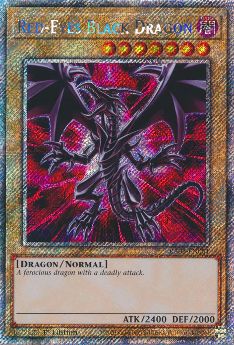 Red-Eyes Black Dragon (RA03-EN081) Platinum Secret Rare - Near Mint 1st Edition