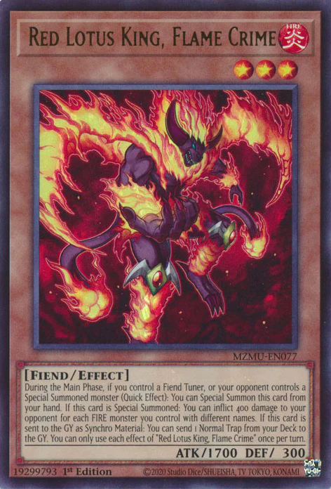 Red Lotus King, Flame Crime (MZMU-EN077)