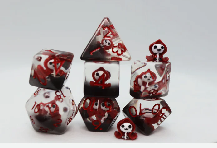 Red Reaper RPG Dice Set