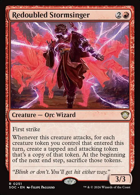 Redoubled Stormsinger [ #0251 ] (SOC-R)