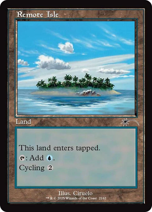 Remote Isle [ #2162 Retro Frame ] (SLD-C)