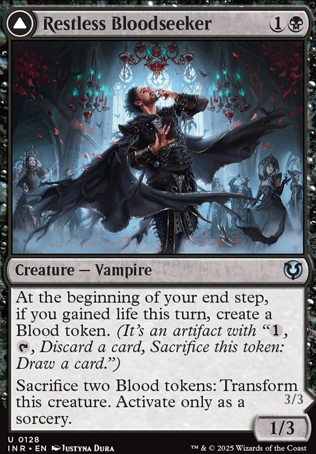 Restless Bloodseeker // Bloodsoaked Reveler [ #0128 ] (INR-U)
