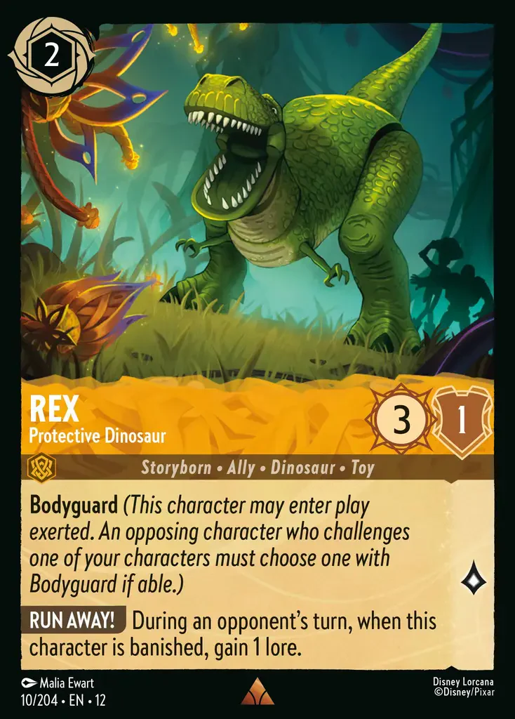 Rex - Protective Dinosaur (Wilds Unknown - 010/204) Rare
