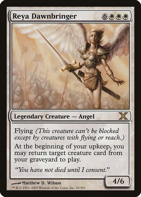 Reya Dawnbringer (10E-R- Foil) Moderate Play