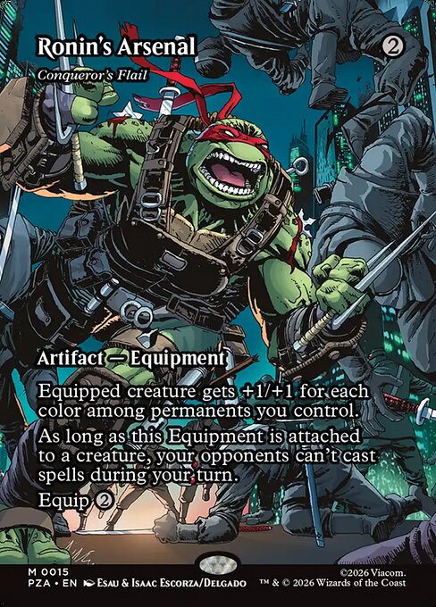 Ronin's Arsenal - Conqueror's Flail [ #0015 Borderless ] (PZA-M) - Image 2