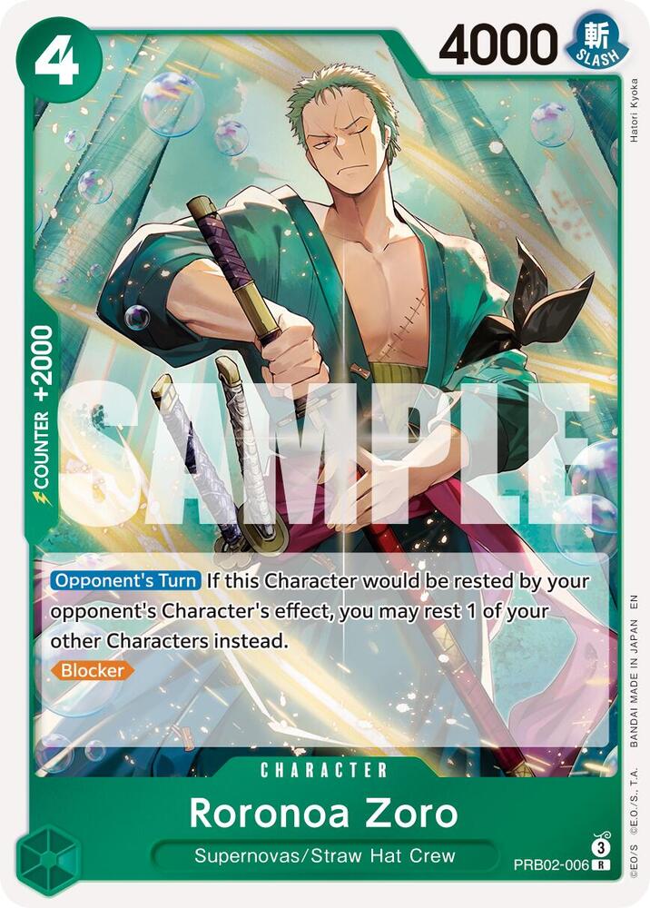 Roronoa Zoro (PRB02-006 R)