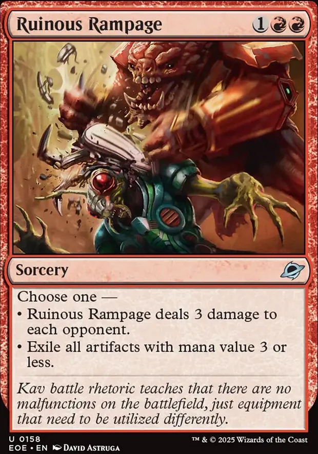 Ruinous Rampage [ #0158 ] (EOE-U) - Image 2