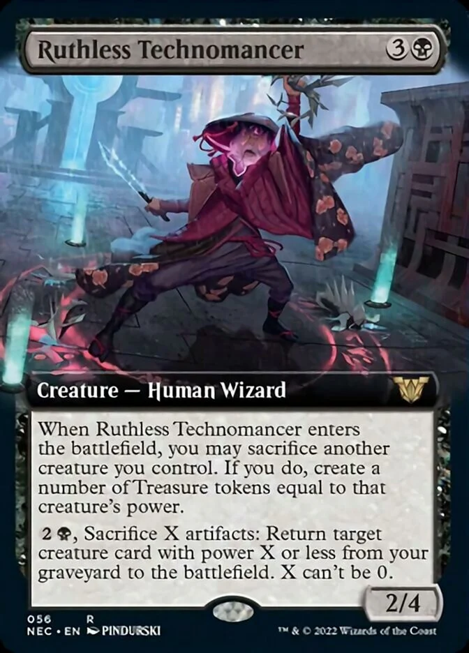 Ruthless Technomancer [ #0056 Extended Art ] (NEC-R)