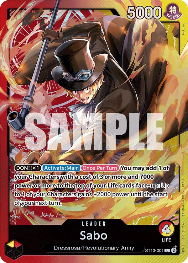 Sabo (Ultra Deck: The Three Brothers) - (ST13-001 L)