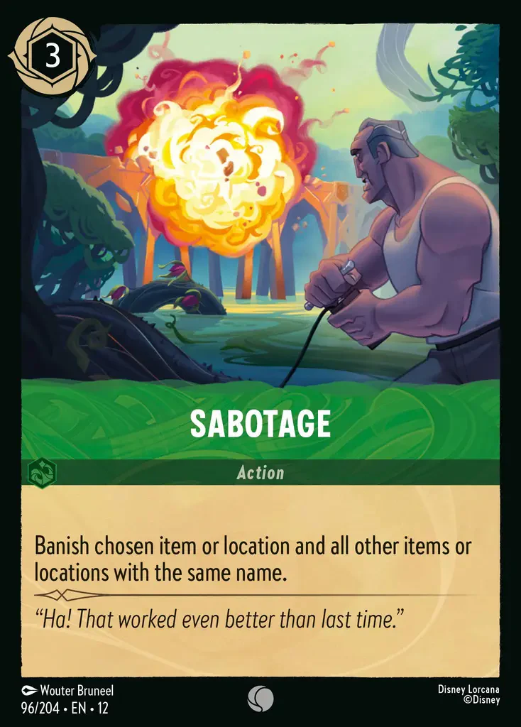 Sabotage (Wilds Unknown - 096/204) Common
