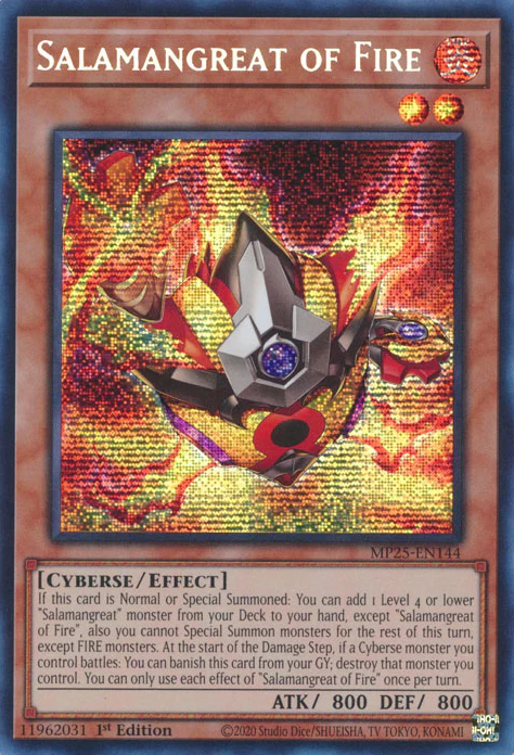 Salamangreat of Fire (MP25-EN144)