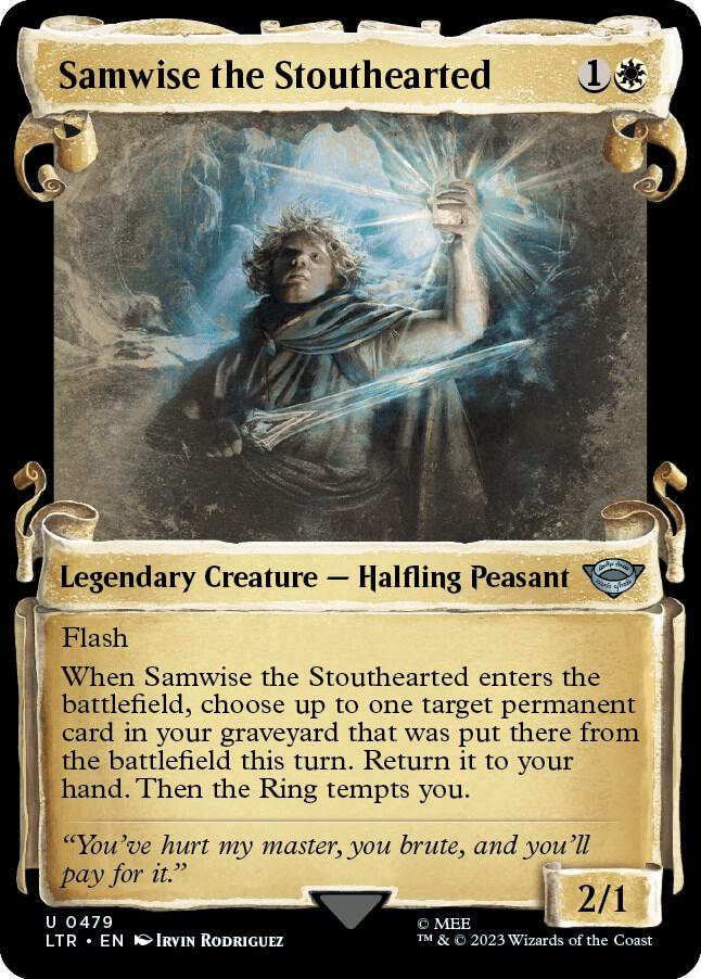 Samwise the Stouthearted [#0479 Showcase Scrolls] (LTR-U-Foil)