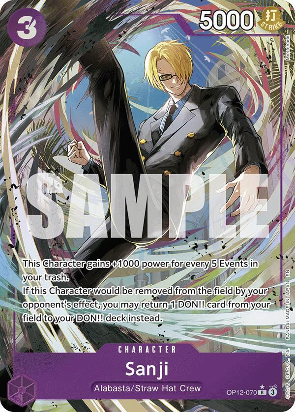 Sanji (R)- Legacy of the Master (OP12-070)