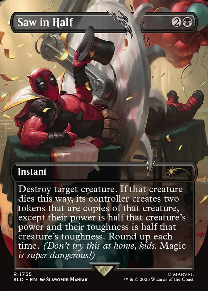 Saw in Half  [#1755 Borderless] (SLD-R)
