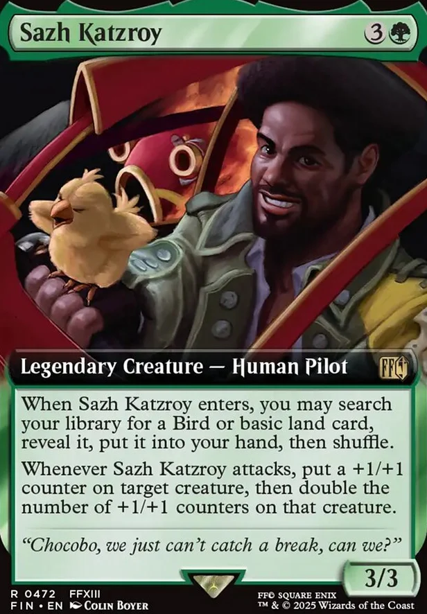 Sazh Katzroy [ #0472 Extended Art ] (FIN-R) - Image 2