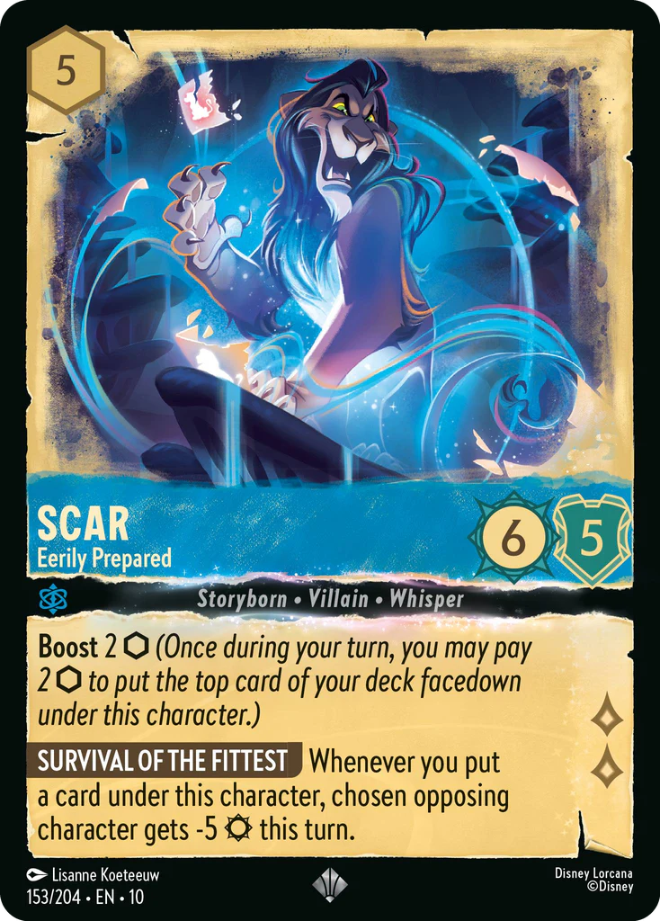 Scar - Eerily Prepared (153/204 - Whispers in the Well) Super Rare